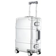 Чемодан Metal Luggage, серебристый