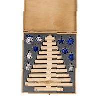 Елка с игрушками One Two Tree, синяя