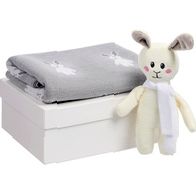 Набор детский с зайками Beastie Toys, серый