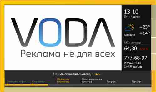 Мультизонный экран